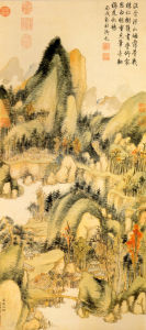 清董邦達翠岩紅樹圖 清董邦達翠岩紅樹圖