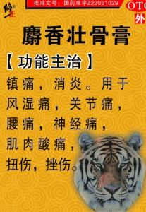 麝香壯骨膏 麝香壯骨膏