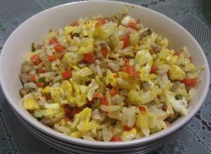 肉末胡蘿蔔炒飯 肉末胡蘿蔔炒飯