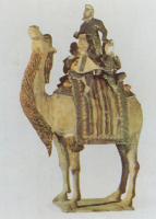 三彩樂人騎駱駝