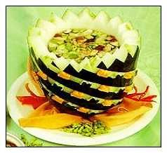 清蒸冬瓜盅 清蒸冬瓜盅