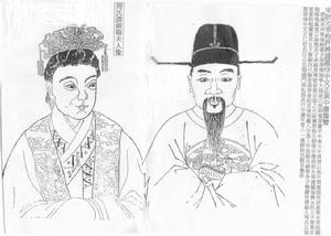 宋會元太常寺卿侍中樞密院副使文正黃中庸像