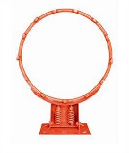 籃圈[固定在支撐籃板的構架]