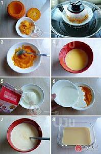 南瓜蛋羹 南瓜蛋羹