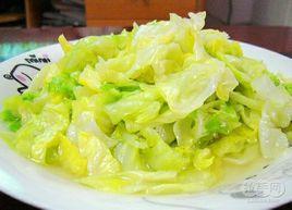 清炒牛心菜 清炒牛心菜