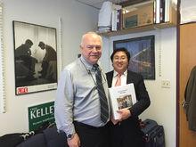 哈佛大學甘迺迪學院和導師一起共用的辦公室