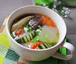 雞架冬瓜菌菇湯 雞架冬瓜菌菇湯