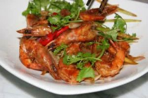 優酪乳明蝦串烤 優酪乳明蝦串烤