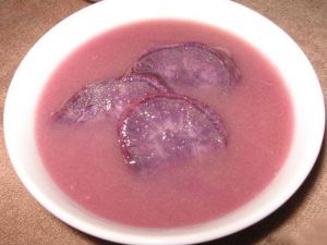 紫薯玉米面粥 紫薯玉米面粥