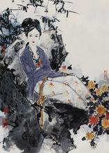 馬泉作品（仕女圖）