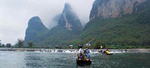 千島湖屏溪漂流 千島湖屏溪漂流