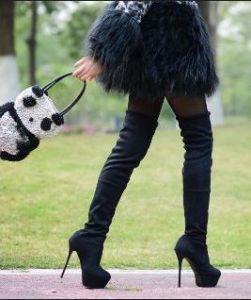 過膝長靴控 過膝長靴控