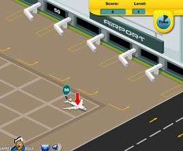 忙碌的機場 忙碌的機場