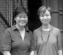 陳寶華(右)和李少紅