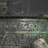 春秋&middot;秦&middot;蟠虺紋鼎(紋理)