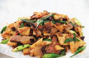 豆乾炒臘肉 豆乾炒臘肉