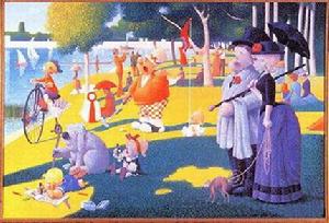 《大碗島上的星期日下午》漫畫版