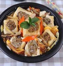 香菇豬肉釀豆腐煲 香菇豬肉釀豆腐煲