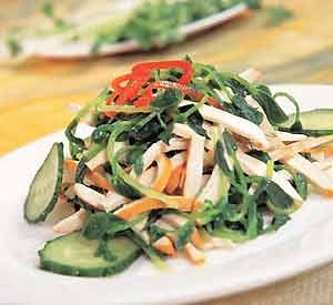 豌豆苗拌香乾 豌豆苗拌香乾