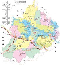 丹江口市旅遊圖——旅遊景區分布