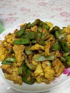 四季豆炒雞蛋 四季豆炒雞蛋