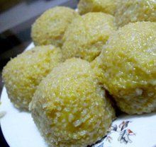 紅薯豆沙糯米球