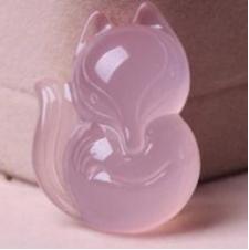 粉水晶狐狸 粉水晶狐狸