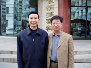 與方章林院士合影