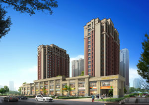 華商&middot;金谷煙臺路沿街效果圖