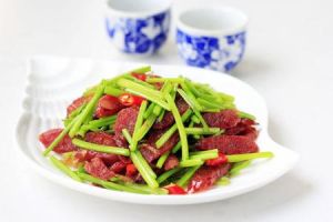 采椒炒香腸 采椒炒香腸