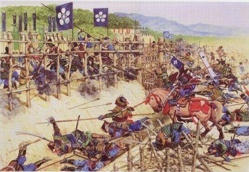 長筱之戰-前田軍對陣武田軍