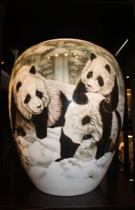 醴陵瓷器作品：其樂融融