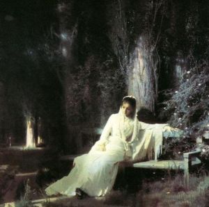 克拉姆斯柯依畫月夜 克拉姆斯柯依畫月夜