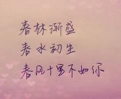 春風十里不如你