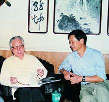 湯立與關山月交流