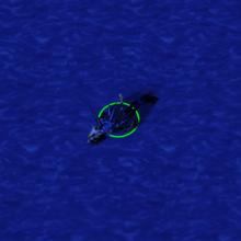 穆格爾掠奪者在遊戲中游泳的樣子