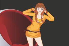 女孩在新家 女孩在新家