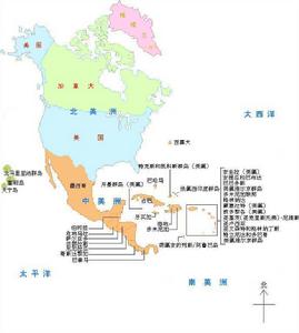 美洲地圖