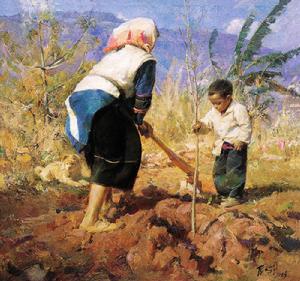 （圖）中華人民共和國新中國油畫作品