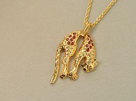 豹形紋扣飾 豹形紋扣飾