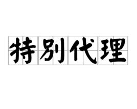 特別代理 特別代理