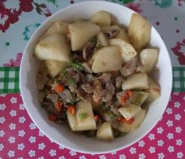 肉沫炒山藥 肉沫炒山藥