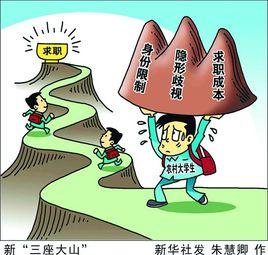 新三座大山 新三座大山