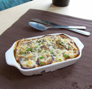 芝士肉醬焗茄子 芝士肉醬焗茄子