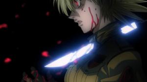 安德森的銃劍貫穿脖子