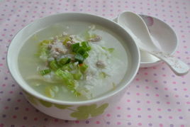 雞絲生菜粥 雞絲生菜粥