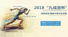 2018陝西寶雞&middot;麟遊半程馬拉松賽海報