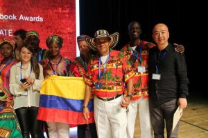 左壯在2014世界美食家大獎頒獎典禮上