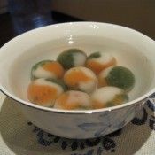 彩色杏仁糖湯圓 彩色杏仁糖湯圓