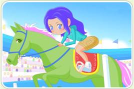 騎馬的女孩 騎馬的女孩